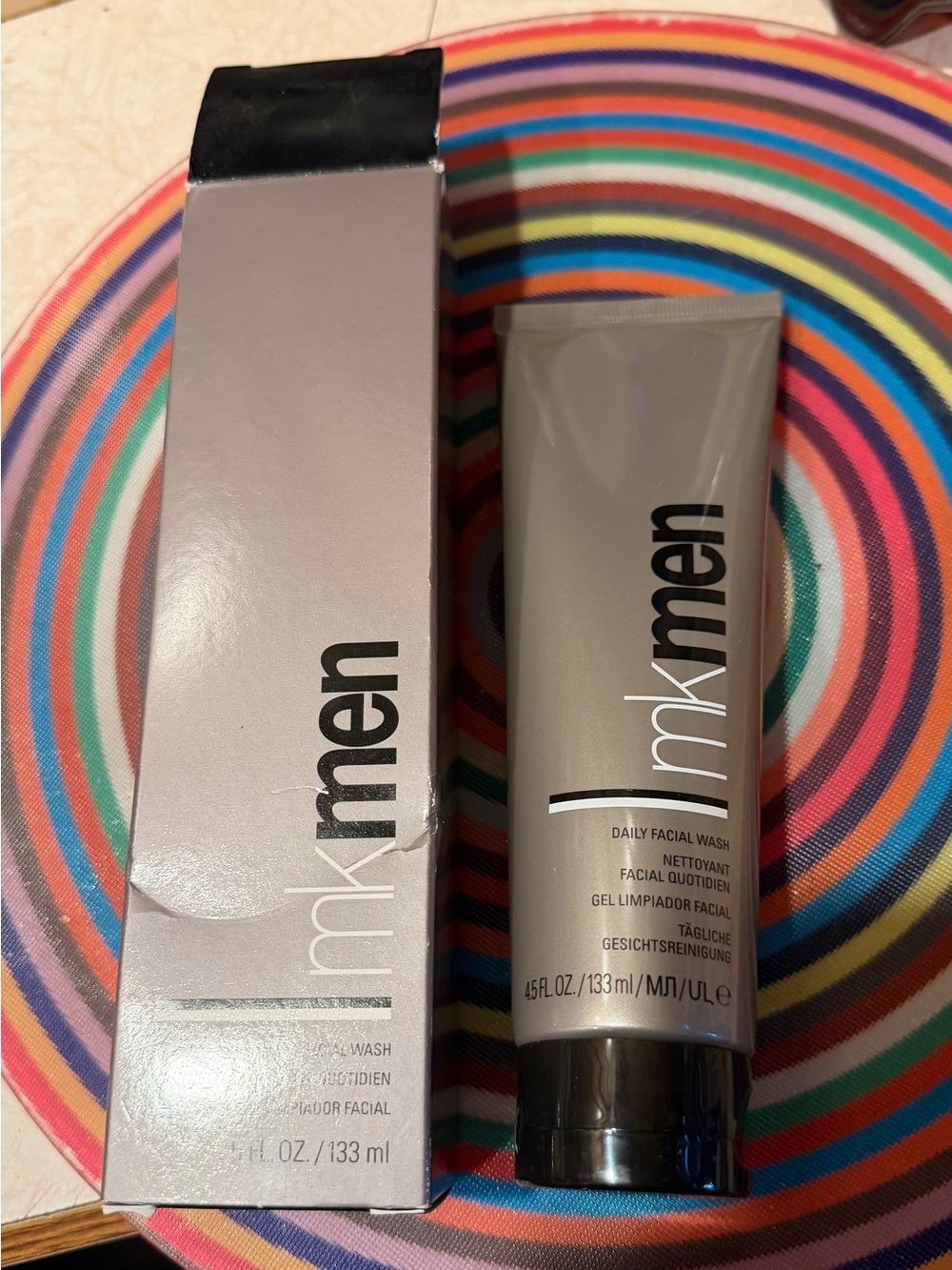 Mary Kay MKMen daily facial wash!